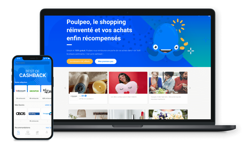 Poulpéo: comparatif sites de cashback 2022