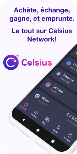 celsius emprunter de l'argent