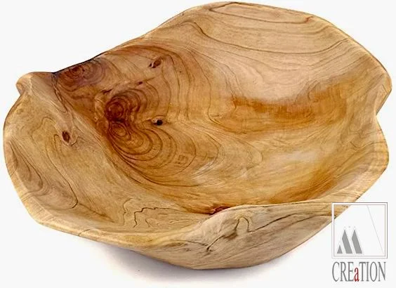 Rustic Hills Wooden Salad Bowl