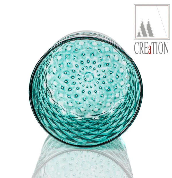 Rosette "Emerald" Hand-Blown Tumbler Collection