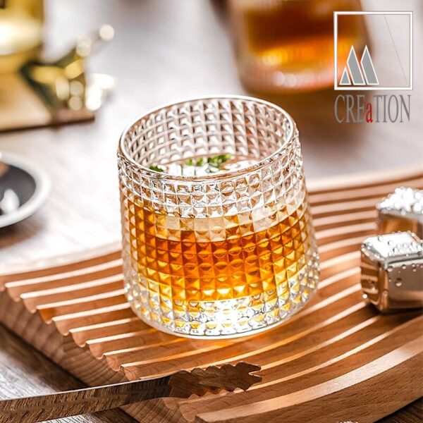 Whisky Oasis "Bowls" Hand-Blown Tumbler